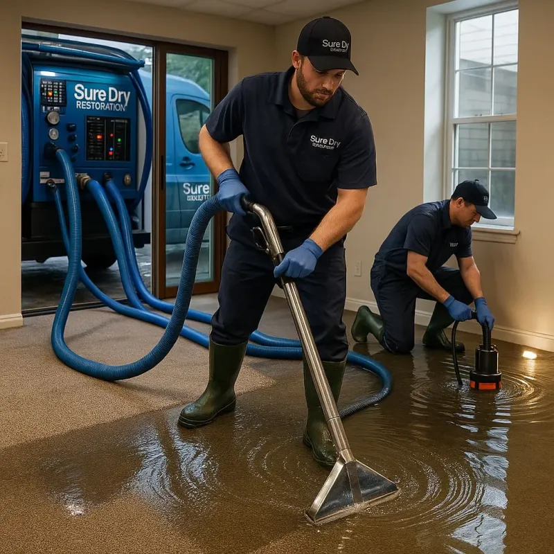 Water Extraction and Removal process in West Falmouth, MA